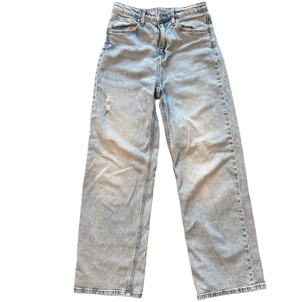 H&M Wide Leg High Waist Jeans - girls 14